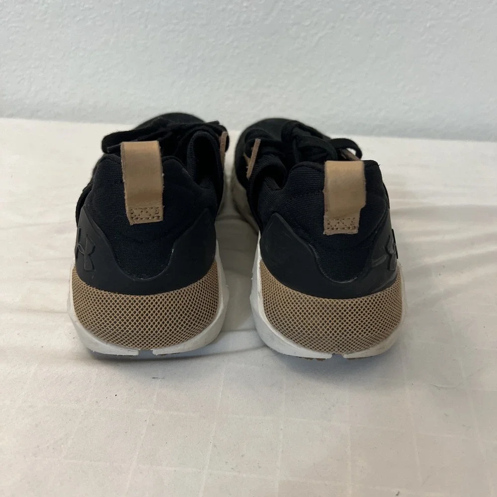 Under Armour‎ Hovr Sneakers Mens Size 8.5 Black Tan Textile Upper EU 42 2018